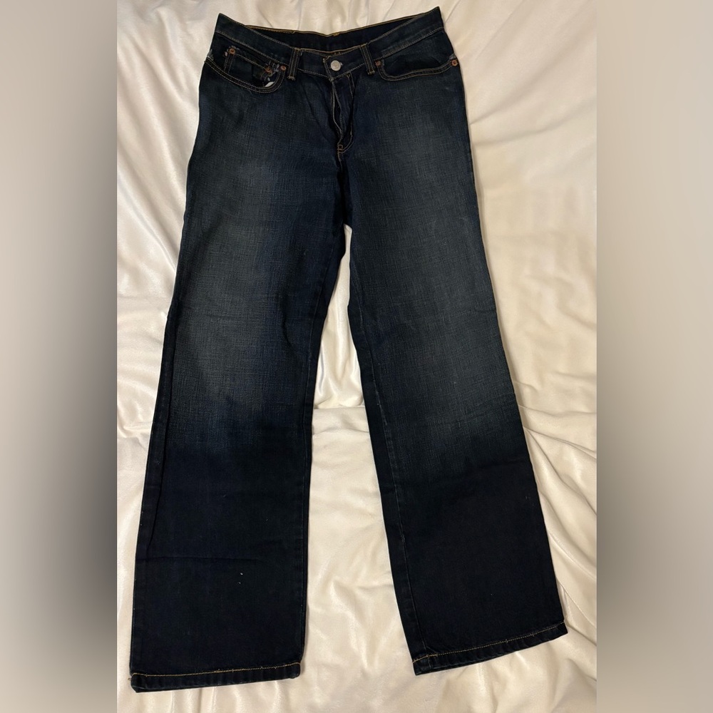Women's Straight Leg Dark Jeans